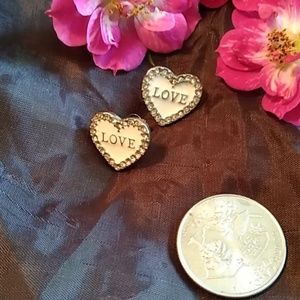 Crystal Candy Heart Earrings